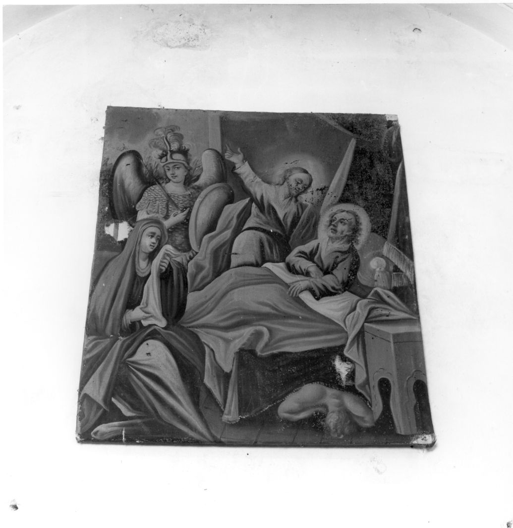 morte di San Giuseppe (dipinto) - ambito campano (sec. XVIII)