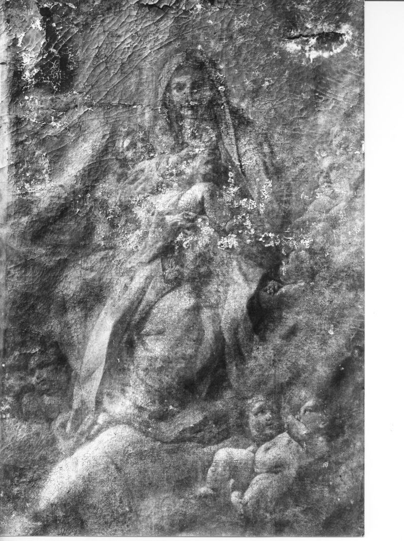 Madonna Immacolata (dipinto) di De Mura Francesco (cerchia) (seconda metà sec. XVIII)