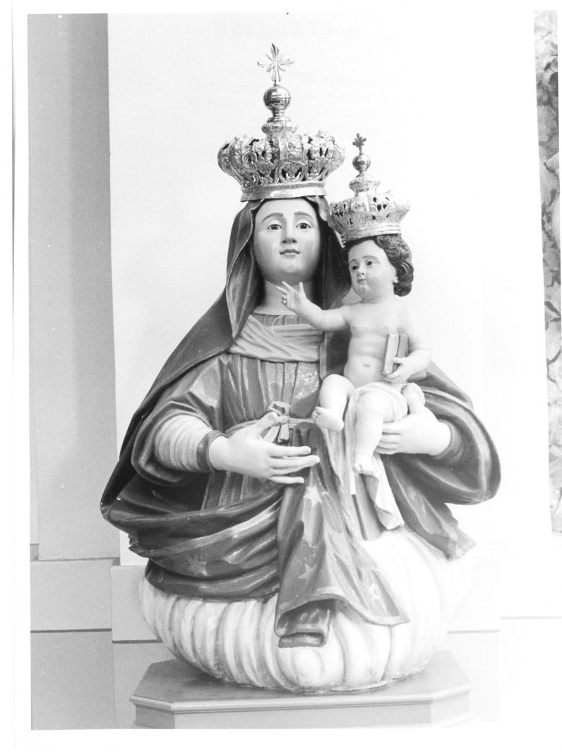 Madonna della Neve (busto, opera isolata) - bottega Italia meridionale (sec. XIX)