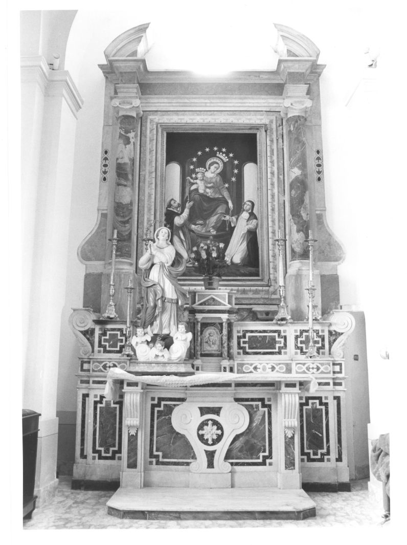 altare, opera isolata - bottega Italia meridionale (secc. XVIII/ XIX)