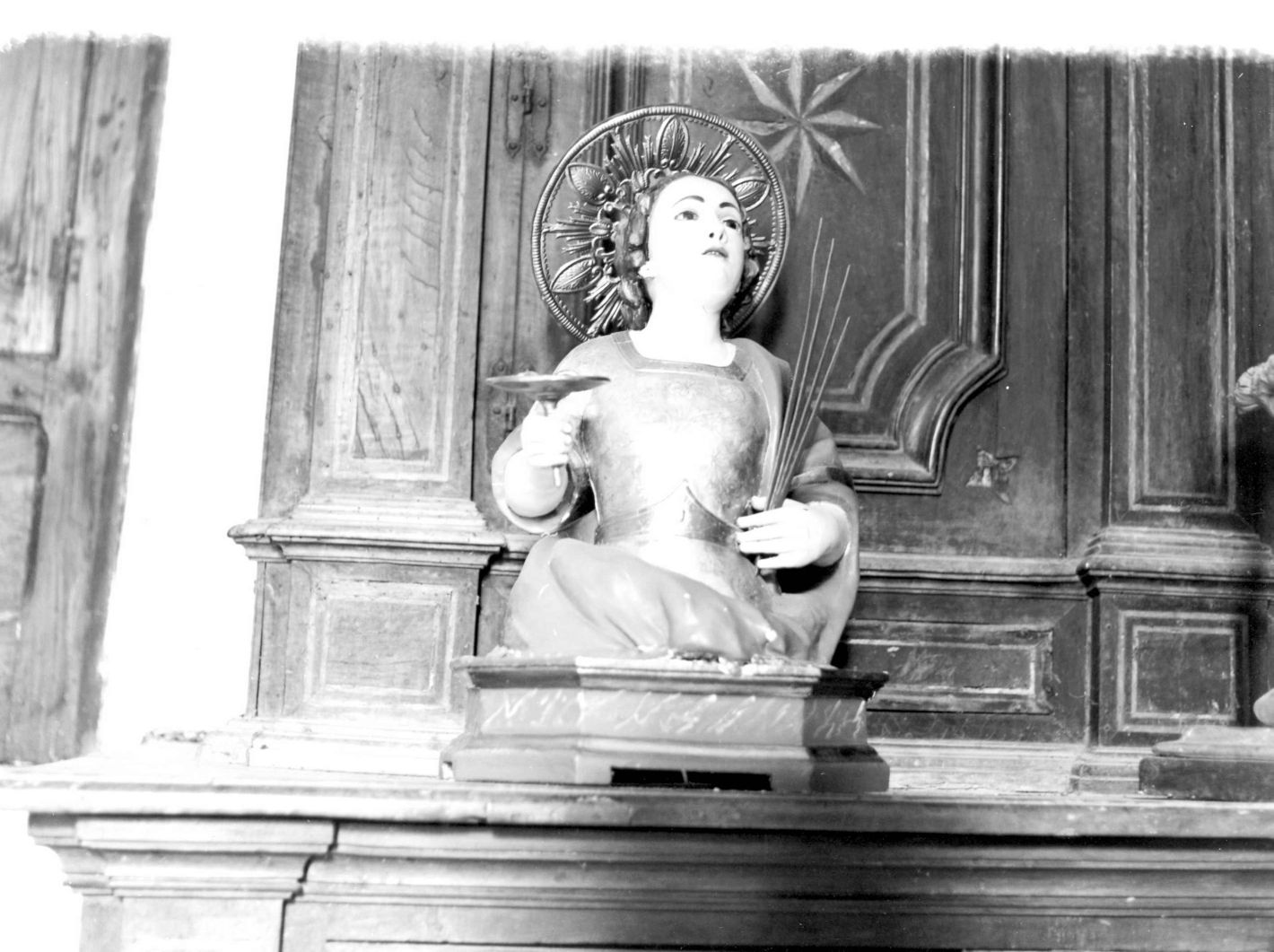 Santa Lucia (busto) - bottega Italia meridionale (sec. XVIII)