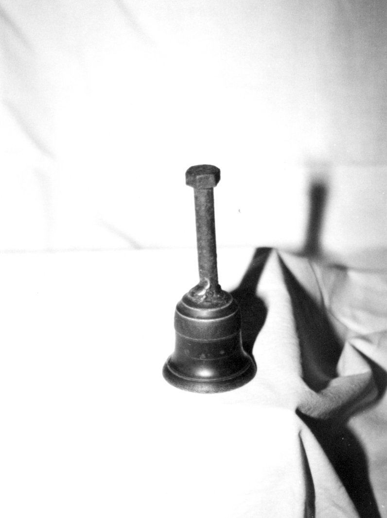 campanello d'altare, opera isolata - bottega campana (sec. XIX)