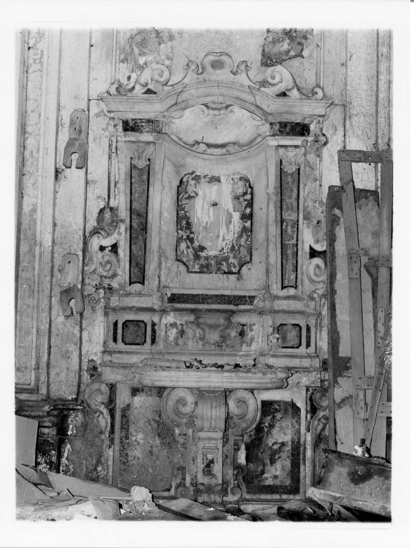 lavabo da sacrestia - bottega campana (fine/inizio secc. XVII/ XVIII)