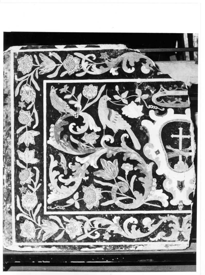 paliotto, frammento - bottega irpina (prima metà sec. XVIII)