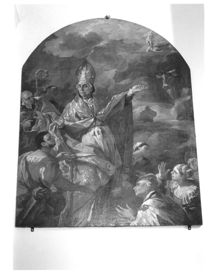ritratto di ecclesiastico (dipinto, opera isolata) - ambito irpino (seconda metà sec. XVIII)