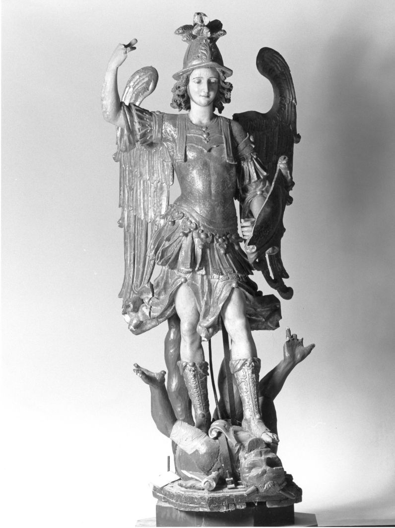 San Michele Arcangelo (statua) - bottega campana (seconda metà sec. XVIII)