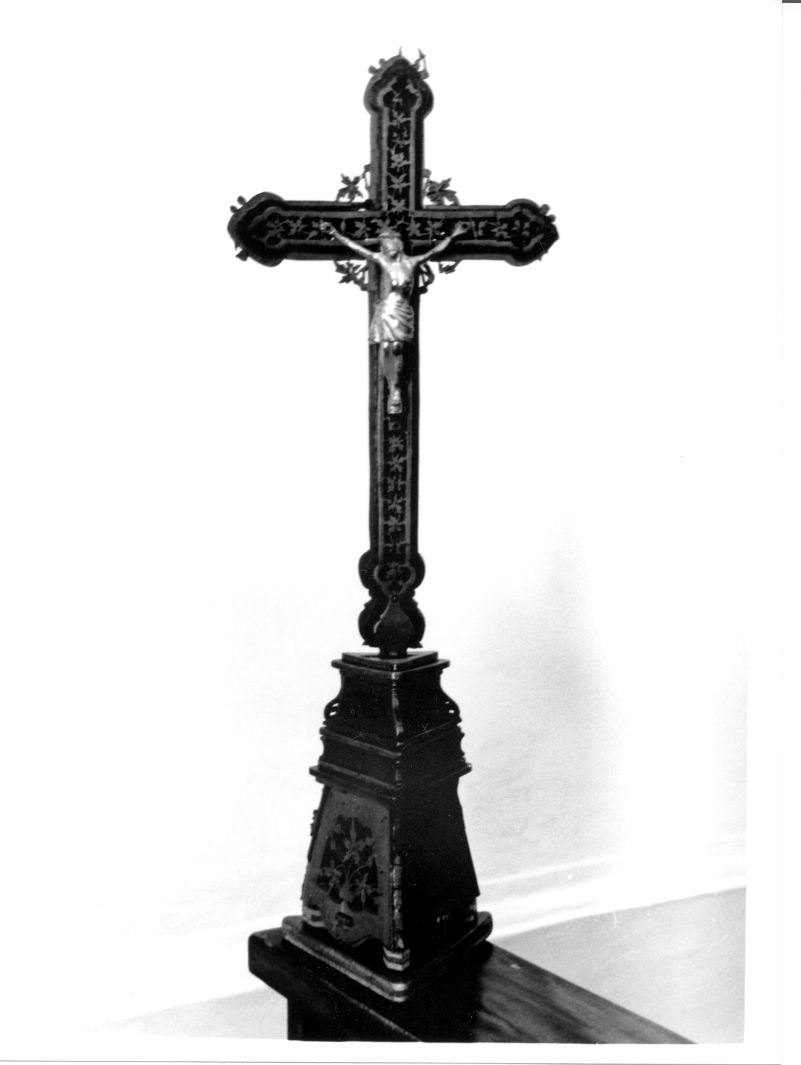 Cristo crocifisso (crocifisso, opera isolata) - bottega campana (inizio sec. XX)