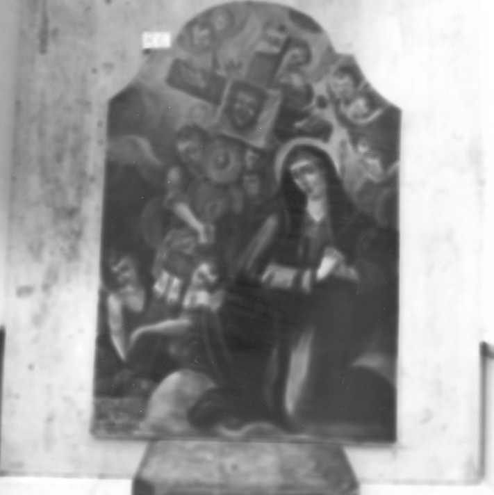 Madonna Addolorata con simboli della Passione (dipinto) - ambito campano (ultimo quarto sec. XVIII)