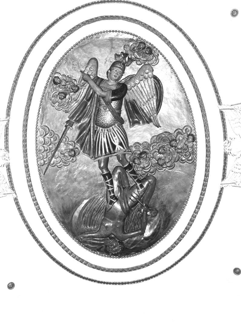 San Michele Arcangelo (rilievo) - bottega irpina (sec. XIX)