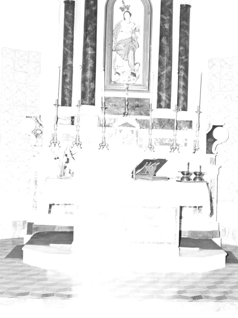 altare maggiore - bottega irpina (sec. XIX)