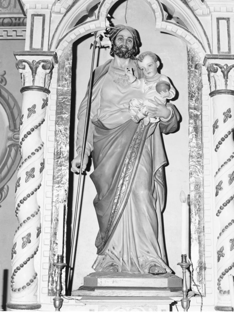 San Giuseppe e Gesù Bambino (statua) - bottega irpina (sec. XX)