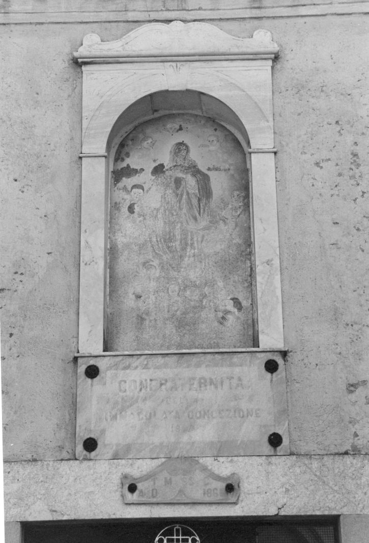 Madonna Immacolata e Santi (dipinto) - ambito Italia meridionale (seconda metà sec. XIX)
