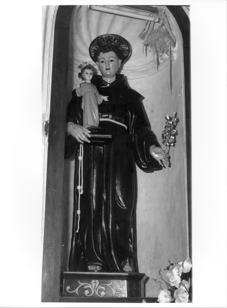 Sant'Antonio da Padova (scultura) - bottega campana (sec. XVIII)