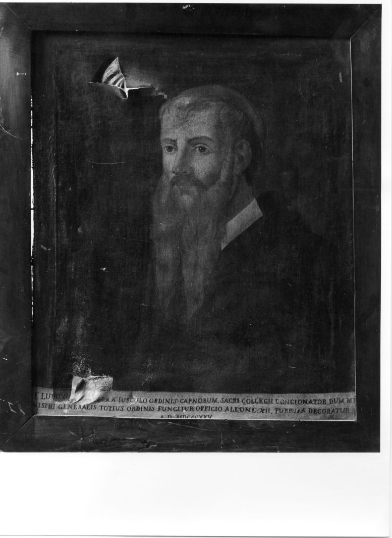 ritratto di ecclesiastico (dipinto) - ambito campano (sec. XIX)