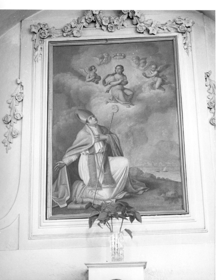 gloria di San Gennaro (dipinto) di Montesano L (sec. XIX)