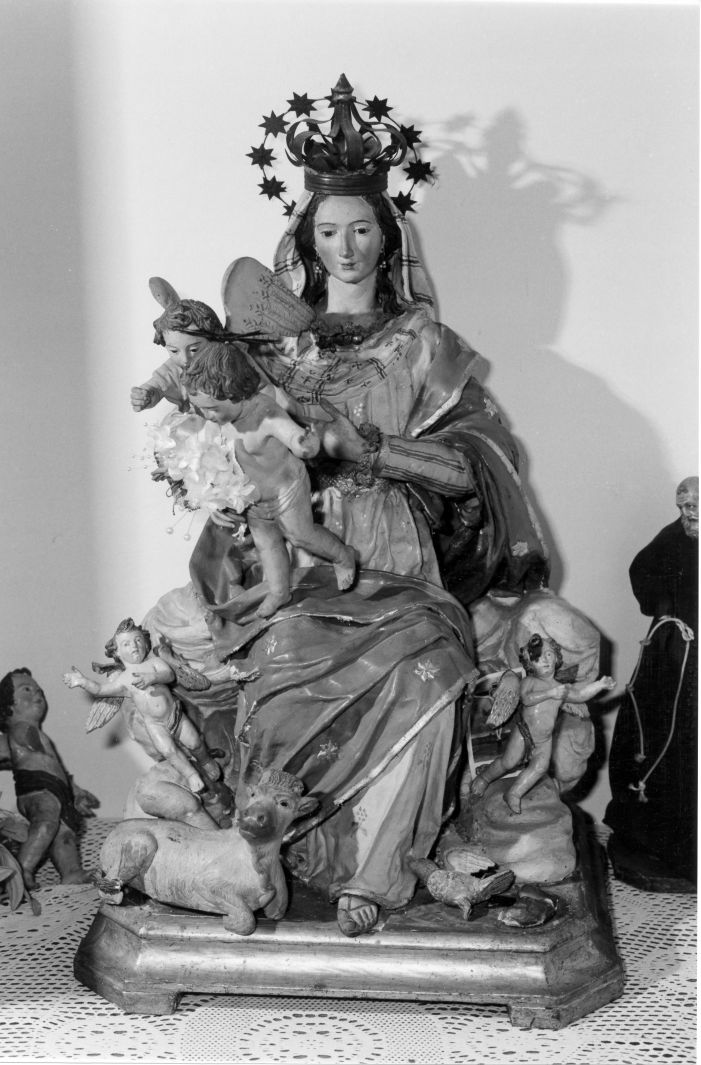 Madonna con Bambino (statuetta) - bottega campana (sec. XIX)