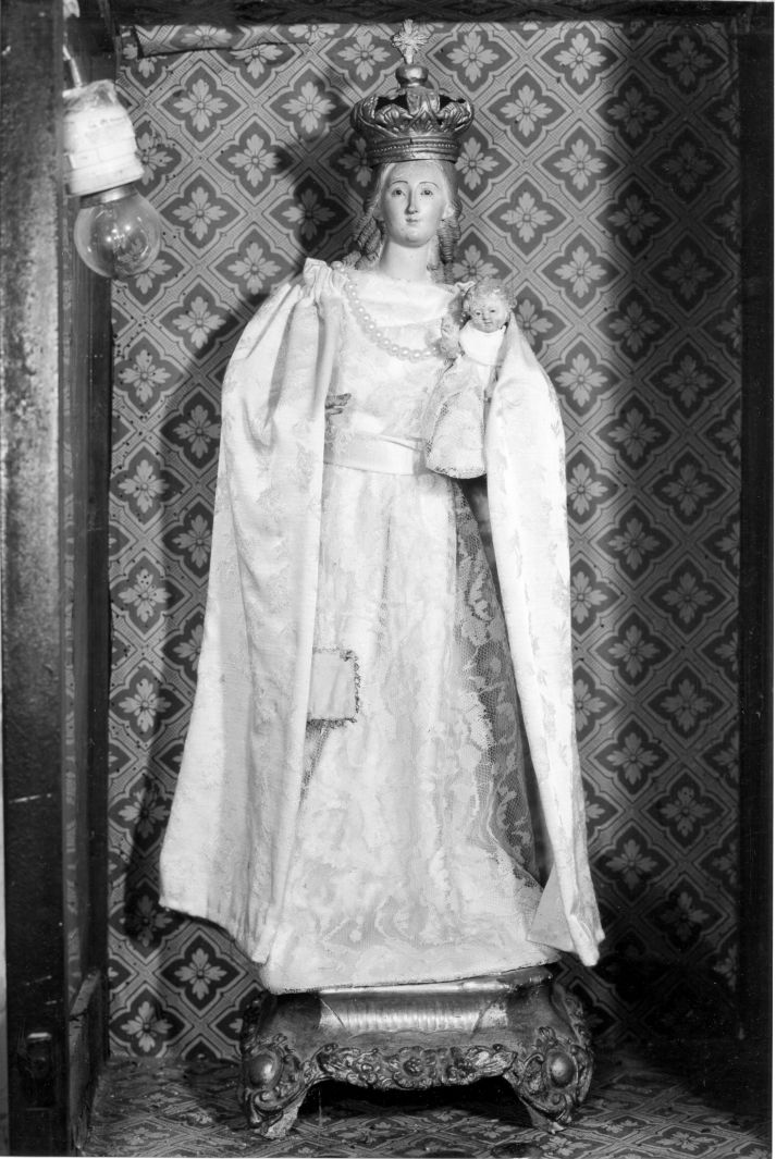 Madonna con Bambino (statuetta) - bottega napoletana (inizio sec. XIX)
