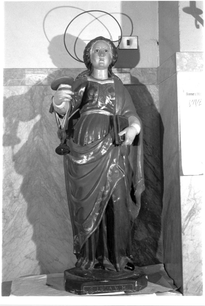 Santa Lucia (statua) - bottega napoletana (fine/inizio secc. XVIII/ XIX)