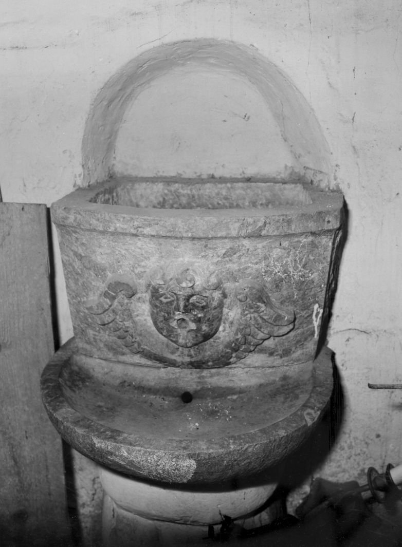 cherubino (lavabo da sacrestia) - bottega campana (sec. XVIII)