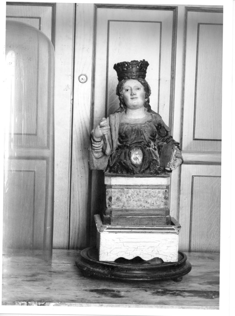 Santa (reliquiario - a busto) - bottega Italia meridionale (seconda metà sec. XIX)