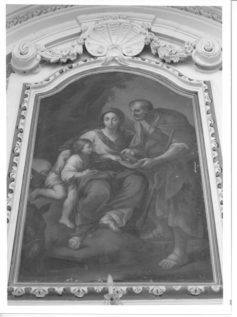 Sacra Famiglia (dipinto) di Giaconia Emanuele (sec. XVIII)