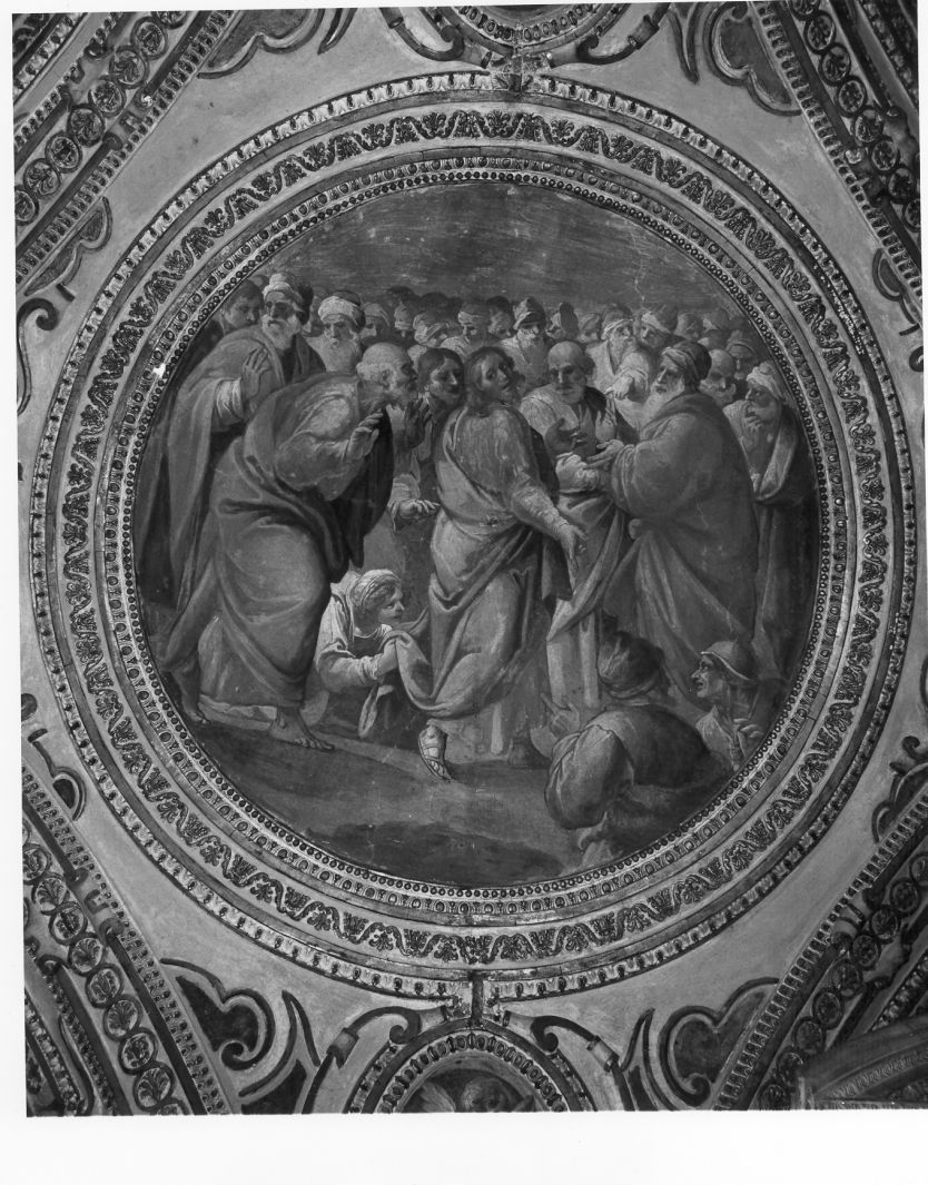 Cristo guarisce l'emorroissa (dipinto, ciclo) di Corenzio Belisario (sec. XVII)
