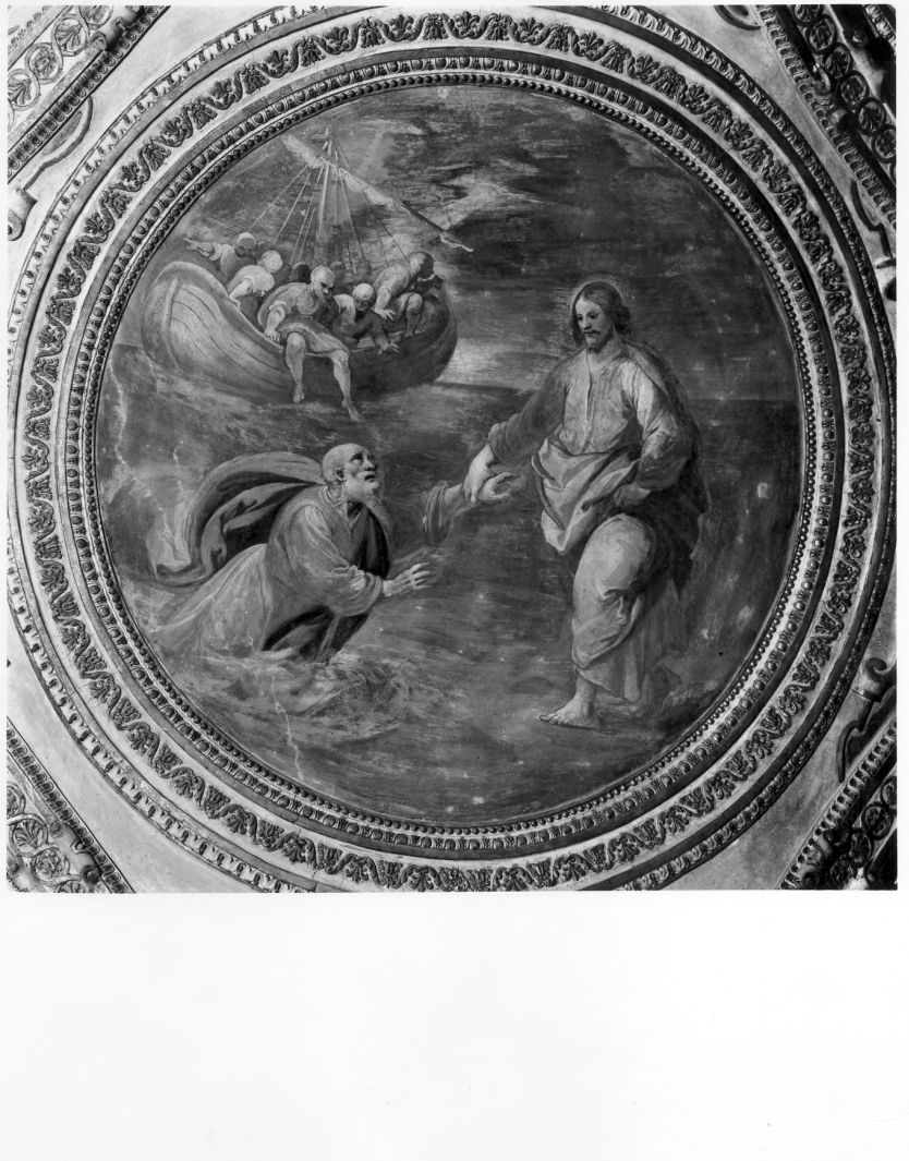 San Pietro salvato dalle acque (dipinto, ciclo) di Corenzio Belisario (sec. XVII)