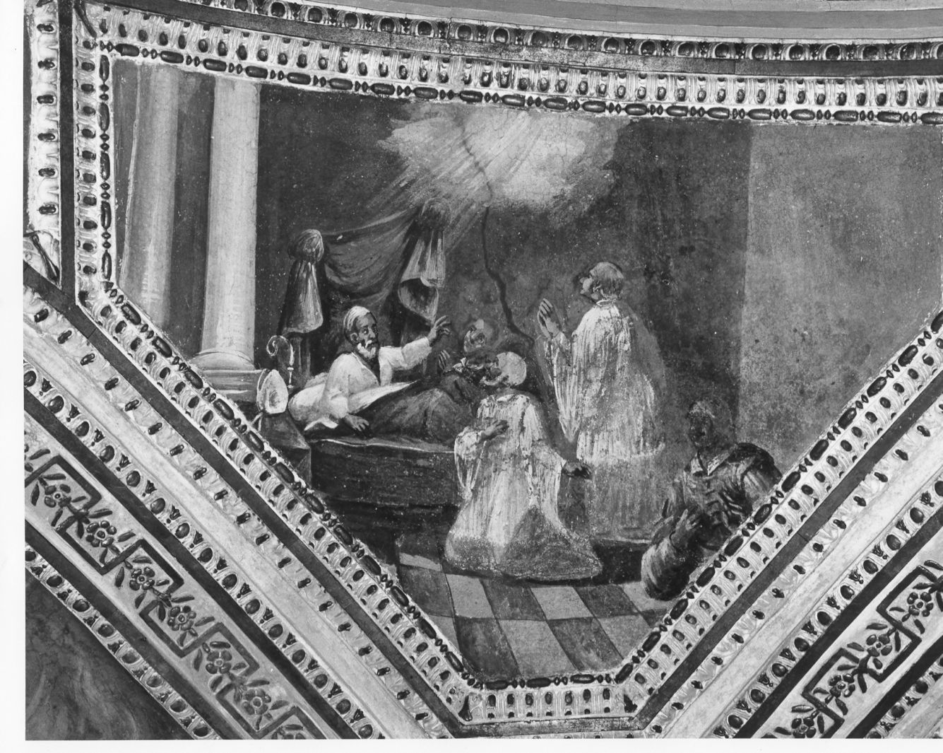 San Grammazio guarisce un infermo (dipinto, ciclo) di Corenzio Belisario (sec. XVII)