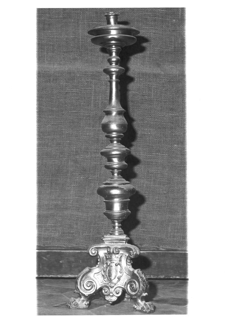 candelabro, serie - bottega Italia meridionale (sec. XVIII)