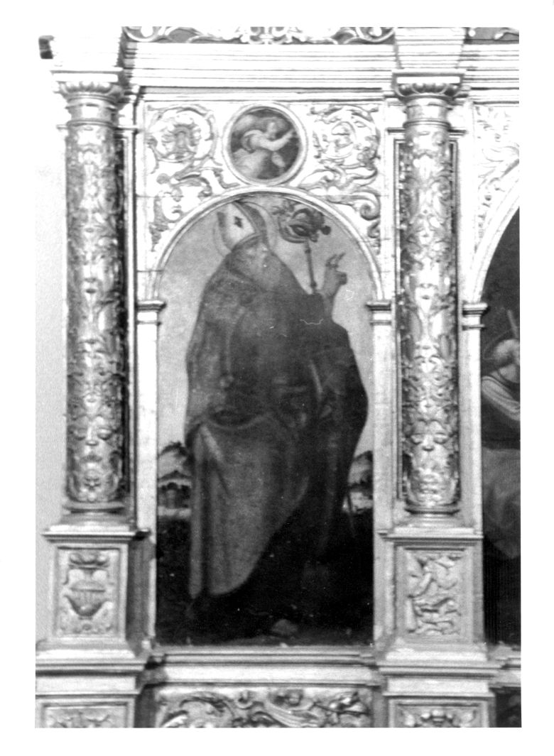 Sant'Egidio (scomparto di polittico, elemento d'insieme) di Cardisco Marco detto Marco Calabrese (attribuito) (prima metà sec. XVI)