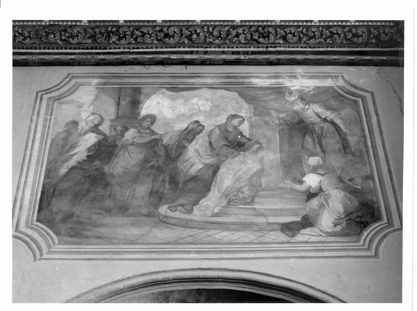 presentazione di Maria Vergine al tempio (dipinto) di Guerra G (prima metà sec. XVIII)