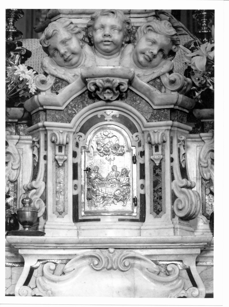 cherubini (tabernacolo, elemento d'insieme) - bottega napoletana (sec. XVIII)