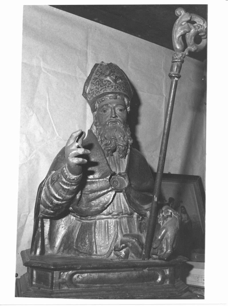 San Biagio (reliquiario - a busto) - bottega napoletana (sec. XVII)