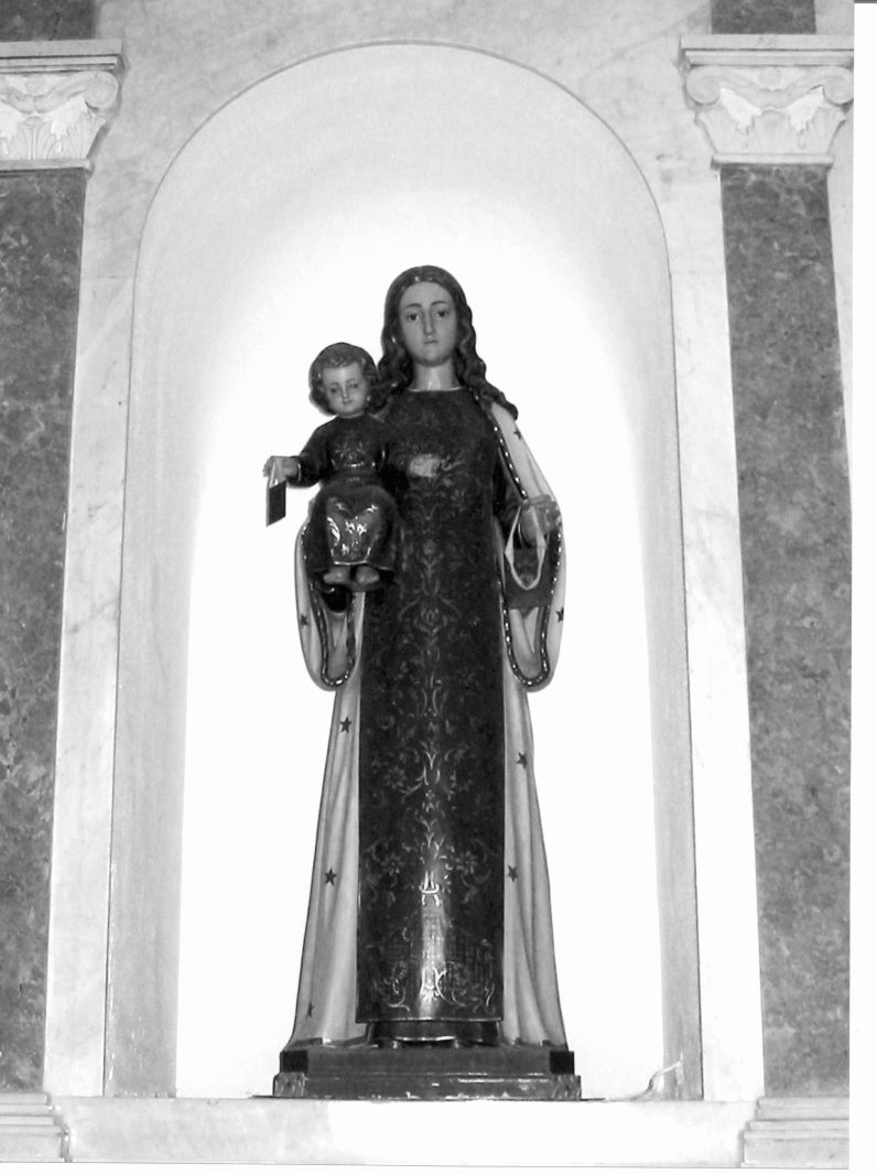Madonna del Carmelo (statua, opera isolata) - bottega Italia meridionale (primo quarto sec. XX)