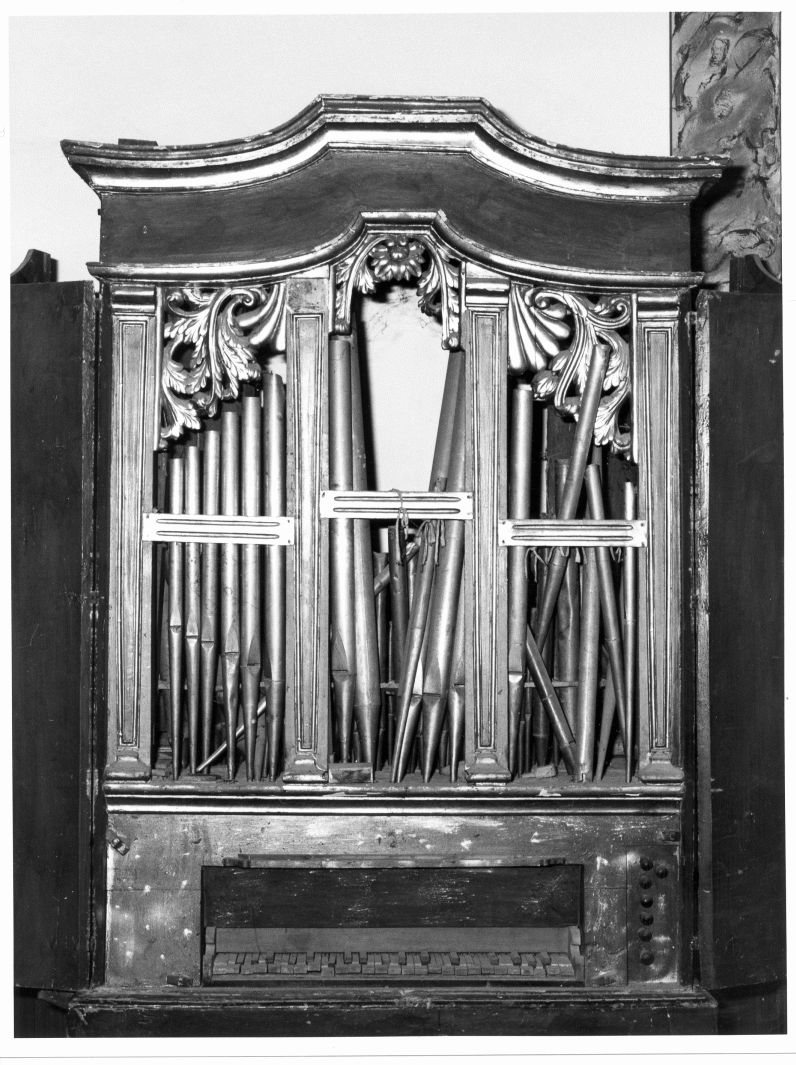 cassa d'organo, opera isolata - bottega Italia meridionale (sec. XIX)
