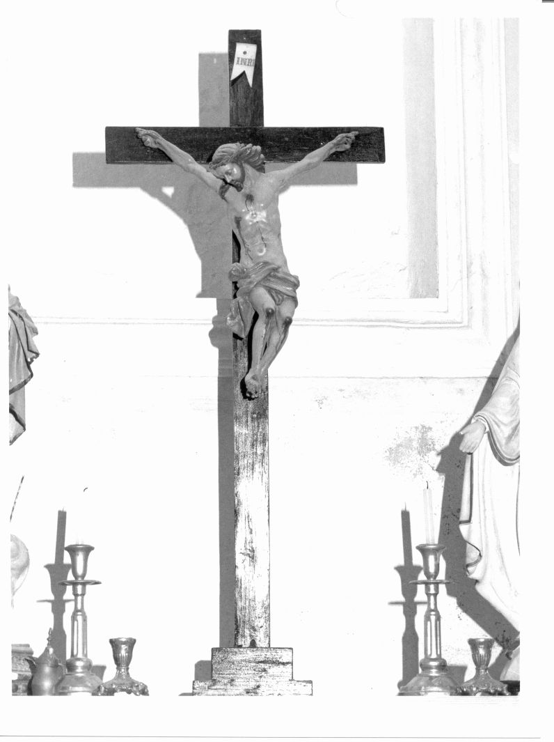 Cristo crocifisso (croce da tavolo) - bottega Italia meridionale (prima metà sec. XIX)
