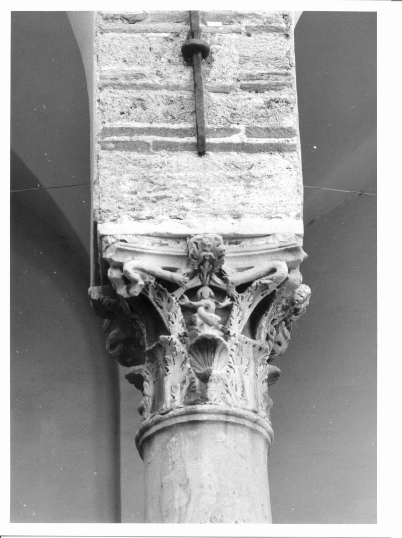 capitello corinzio - bottega campana (sec. XI)