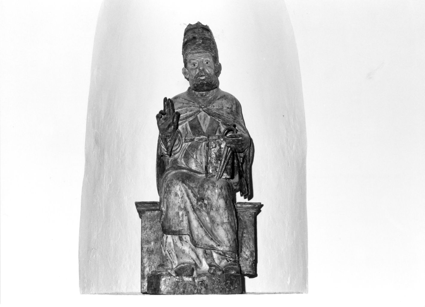 San Pietro (statua) - bottega campana (prima metà sec. XV)