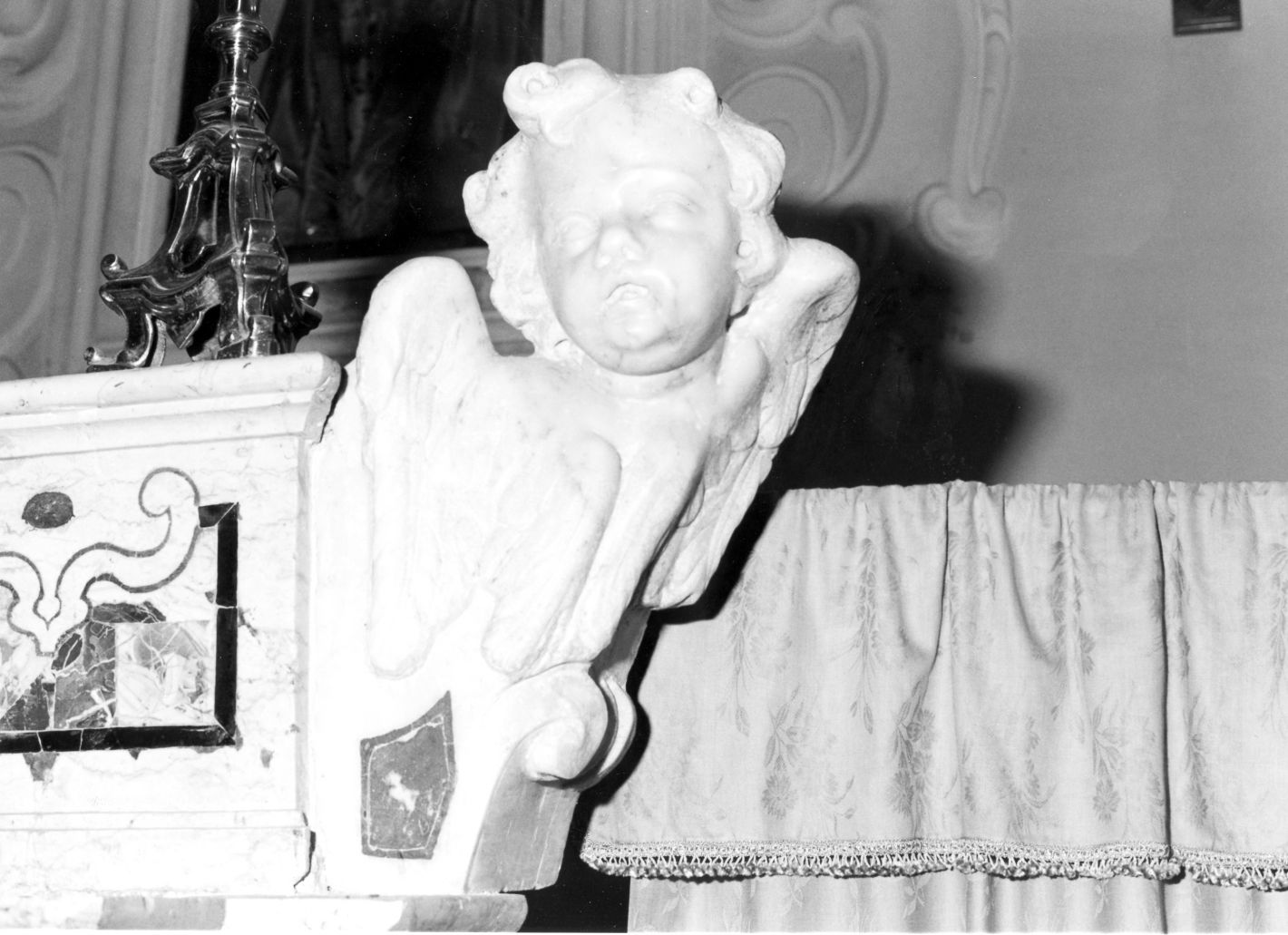 cherubino (scultura, coppia) - bottega campana (inizio sec. XIX)