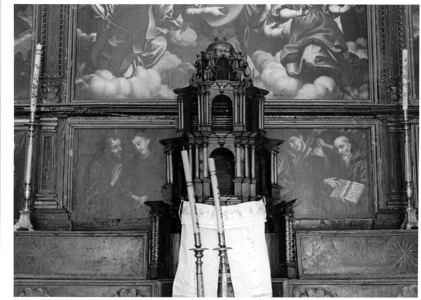 martiri francescani (scomparto di polittico) di De Gregorio Giovanni detto Pietrafesa (sec. XVII)