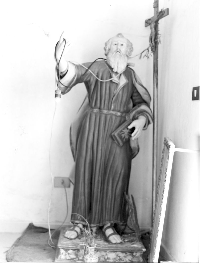 Santo (statua) - bottega Italia meridionale (sec. XIX)