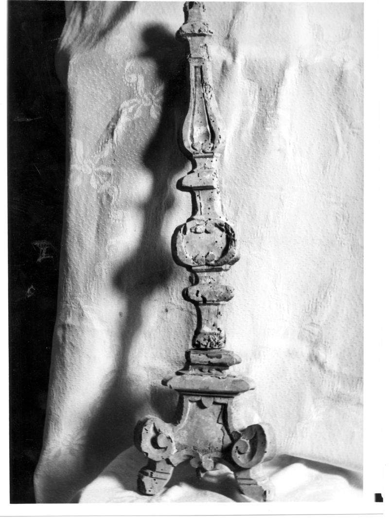 candelabro - bottega campana (seconda metà sec. XVIII)