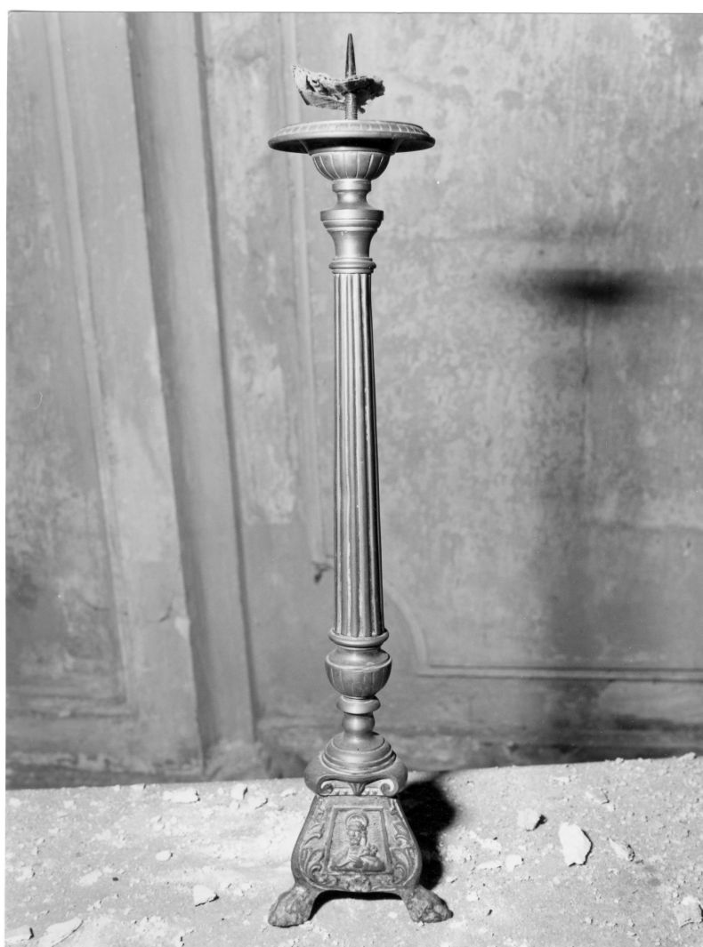 candeliere - bottega campana (metà sec. XIX)