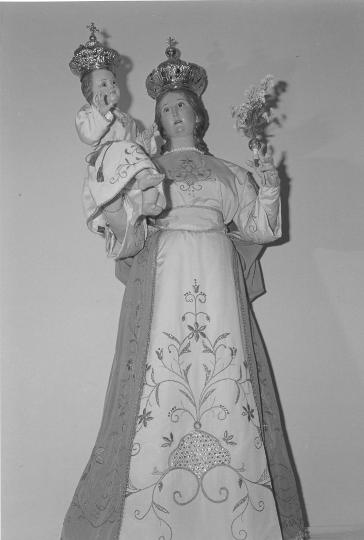 Madonna con Bambino (statua) - ambito napoletano (fine sec. XIX)