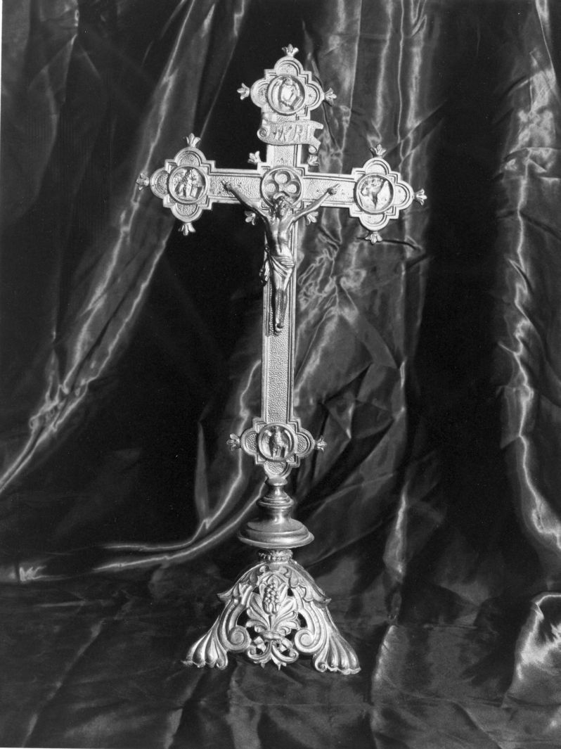 croce d'altare - bottega cilentana (sec. XIX)