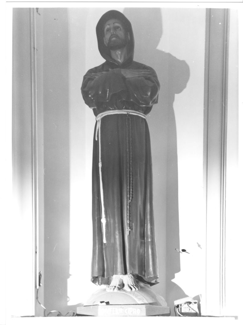 San Francesco d'Assisi (statua) - bottega campana (inizio sec. XX)