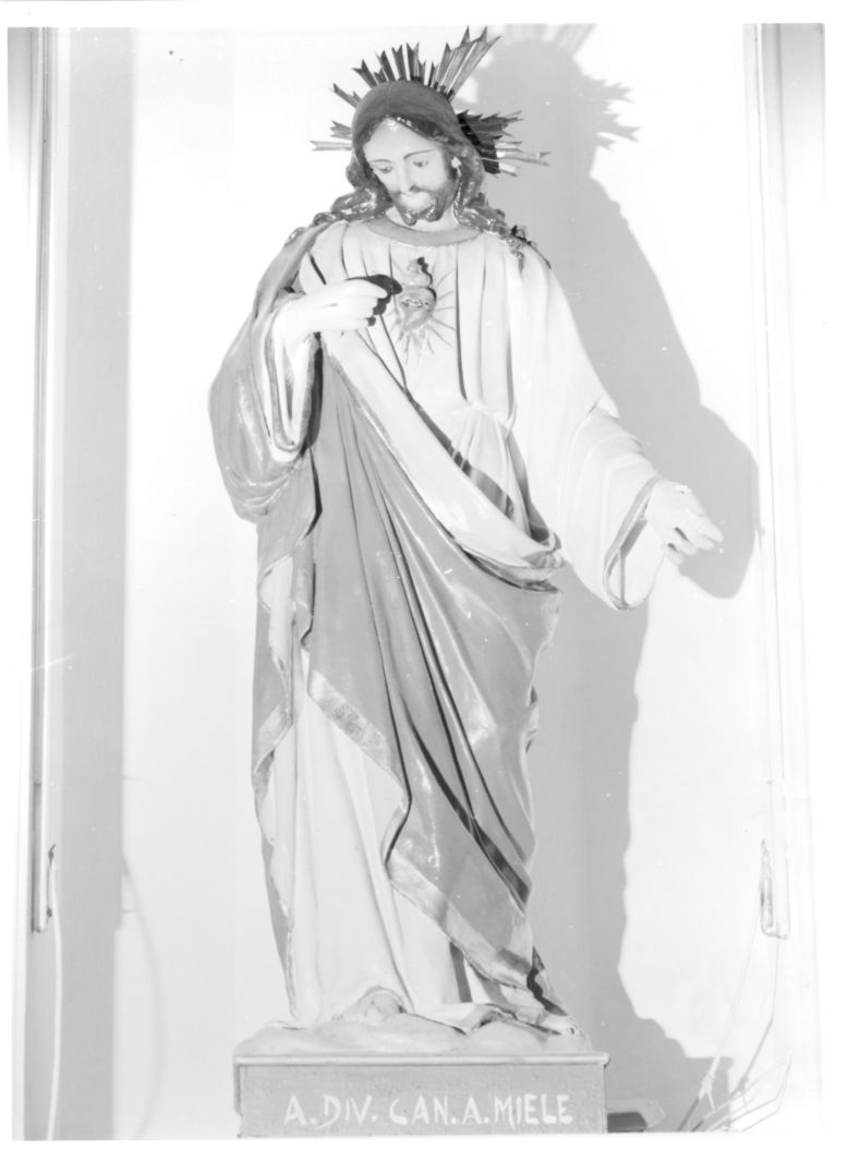 Sacro Cuore di Gesù (statua) - bottega campana (fine sec. XIX)