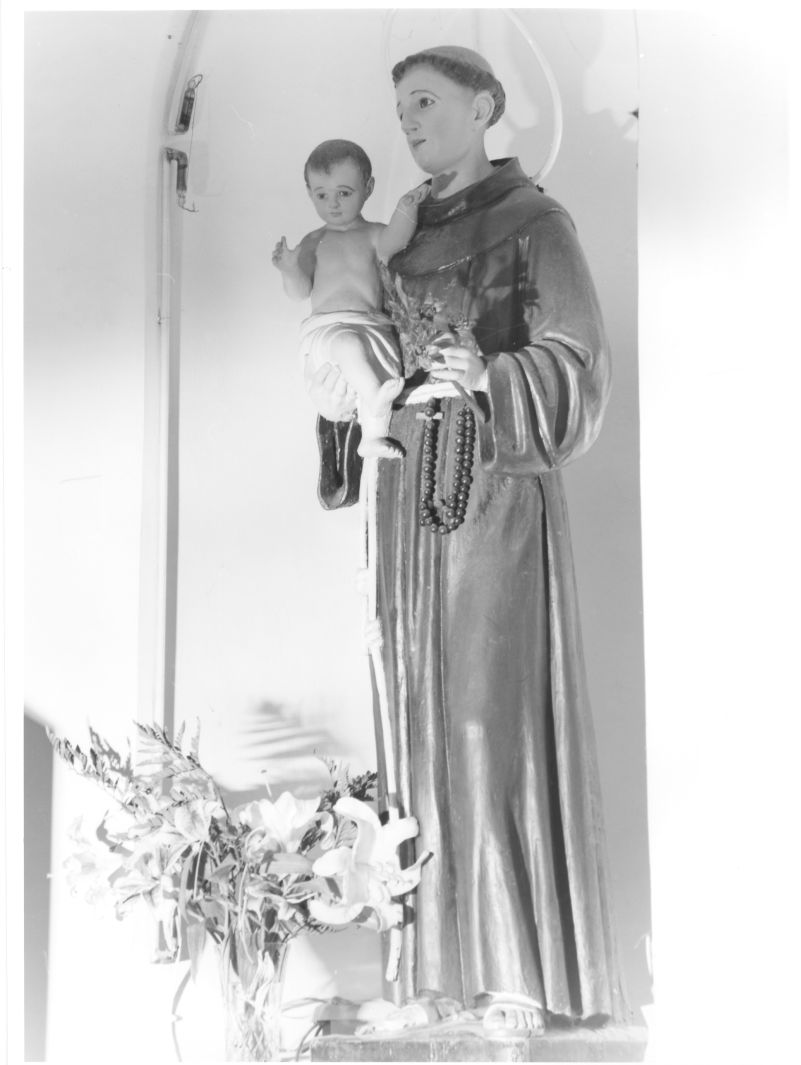 Sant'Antonio da Padova (statua) - bottega campana (fine sec. XIX)