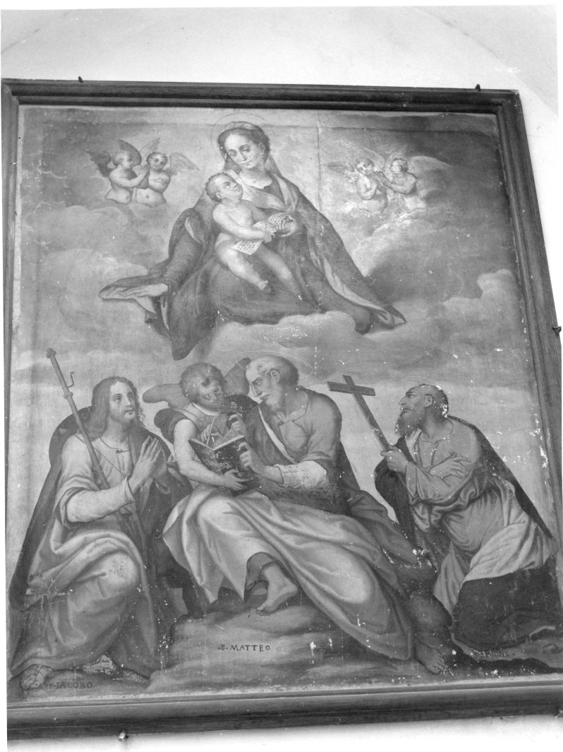 Madonna in gloria (dipinto) - ambito napoletano (fine sec. XVIII)