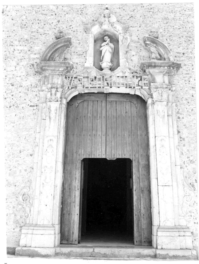 portale maggiore, elemento d'insieme - bottega campana (metà sec. XVIII)